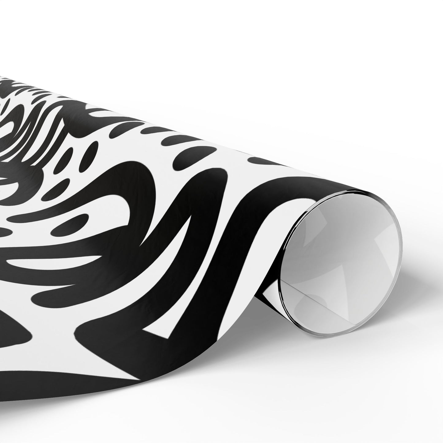 Loopy in Love Wrapping Paper - Oversized Black